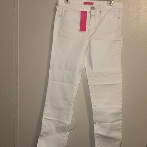 Lilly Pulitzer White Skinny Jeans